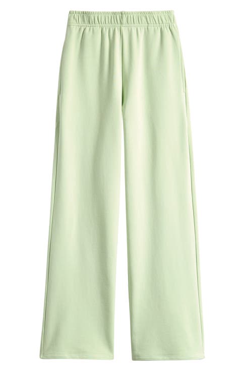 Kids' Wide Leg French Terry Pants (Big Kid)