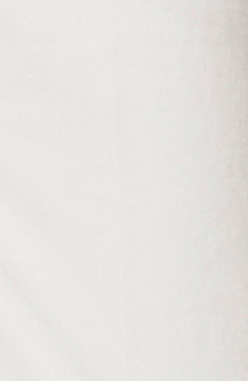Paige Anessa Raw Hem High Waist Wide Leg Jeans In White