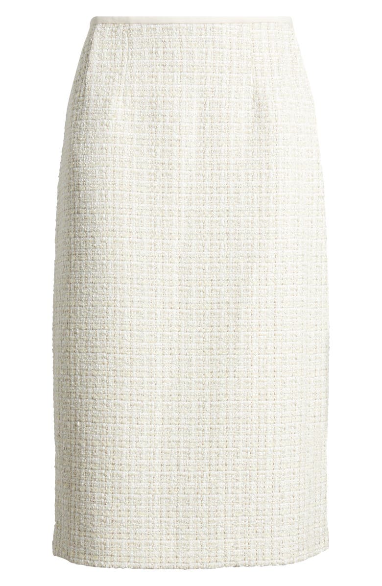 Anne Klein Tweed Pencil Skirt, Alternate, color, 