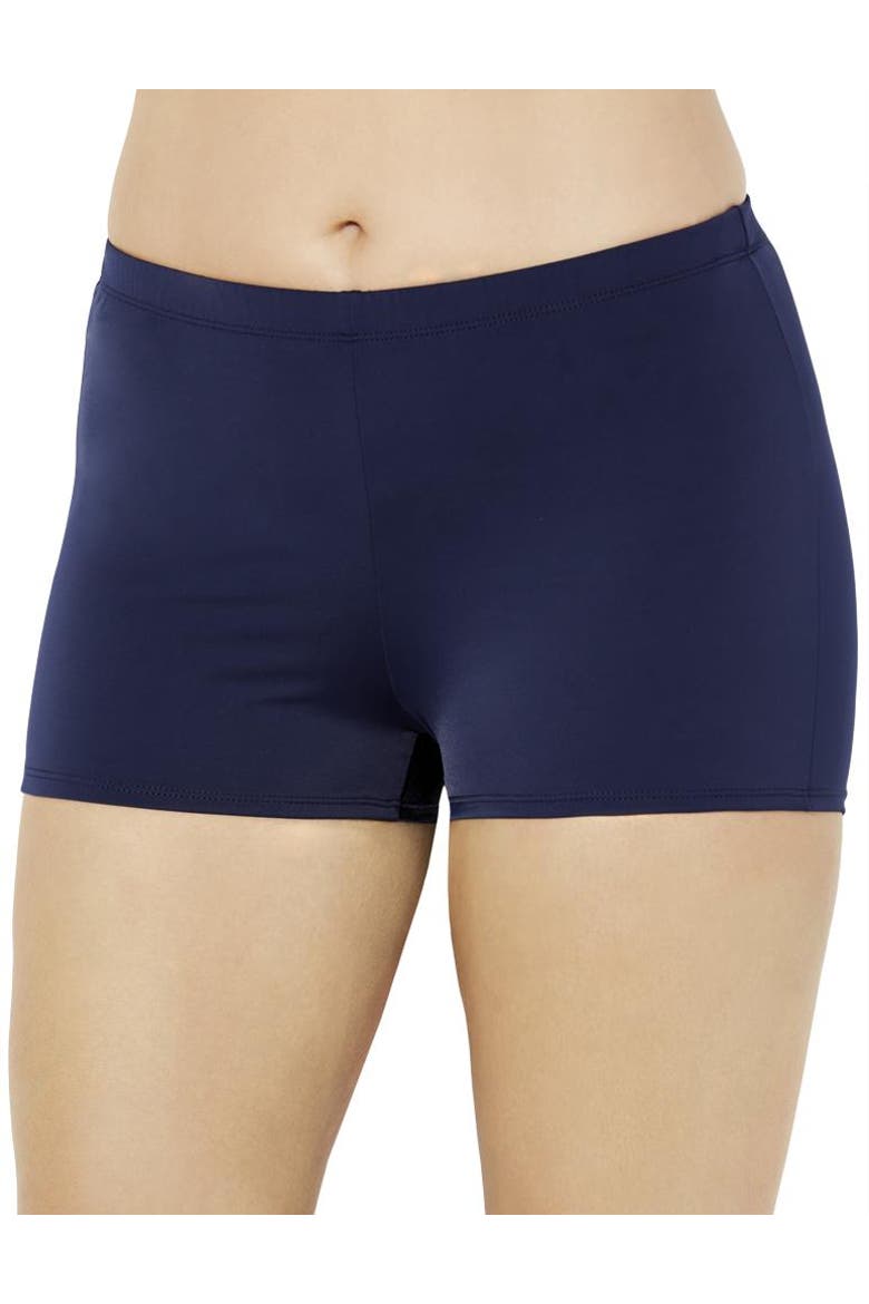 Chlorine Resistant Swim Boy Short, Main, color, Navy
