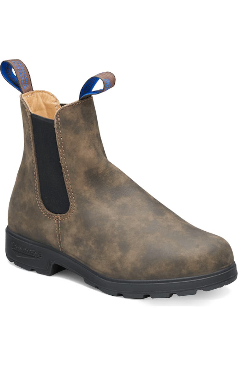 Blundstone Footwear Genuine Shearling Chelsea Boot, Main, color, Rustic Brown