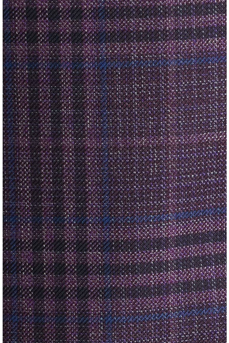 Hutson Plaid Virgin Wool Sport Coat, Alternate, color, DARK PINK