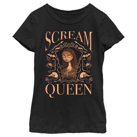Girl's The Nightmare Before Christmas Sally the Scream Queen  Graphic T-Shirt