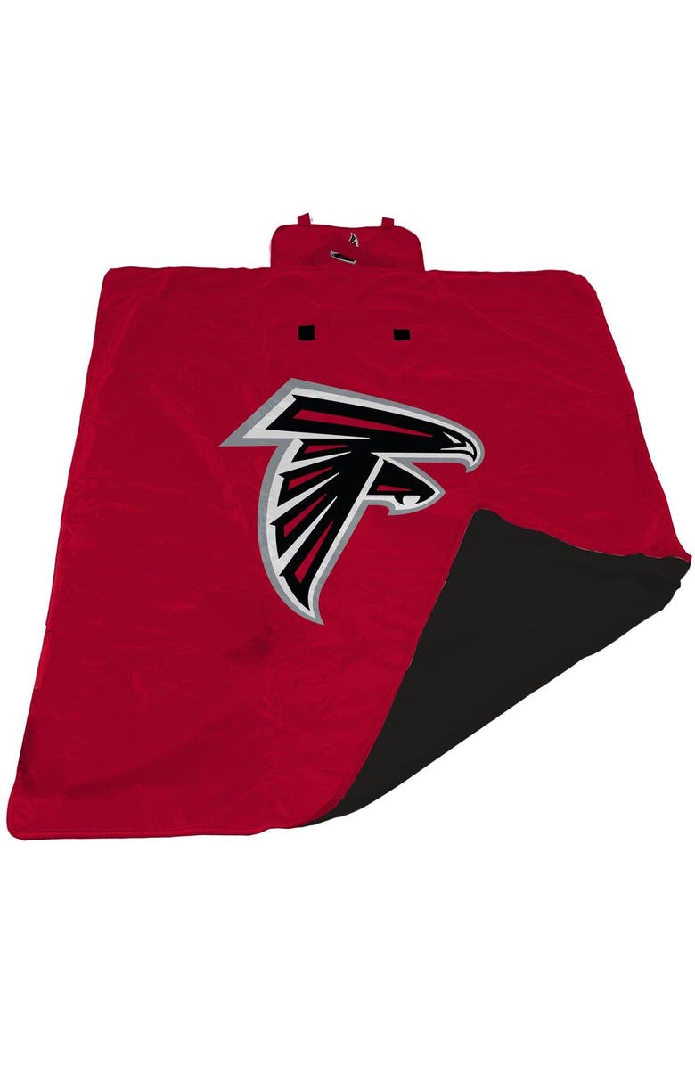 LOGO BRANDS Red Atlanta Falcons 60'' x 80'' All-Weather XL Outdoor Blanket, Main, color, 