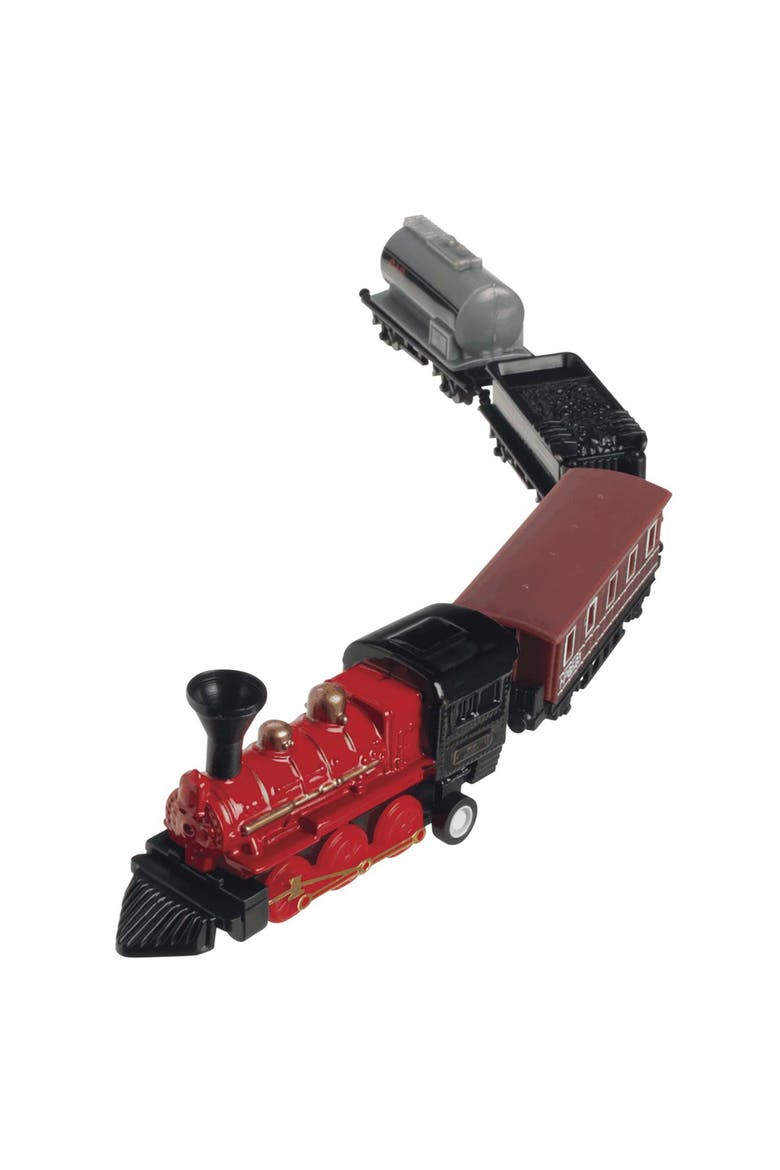 Mini Pullback Train Set, Alternate, color, Multicolored