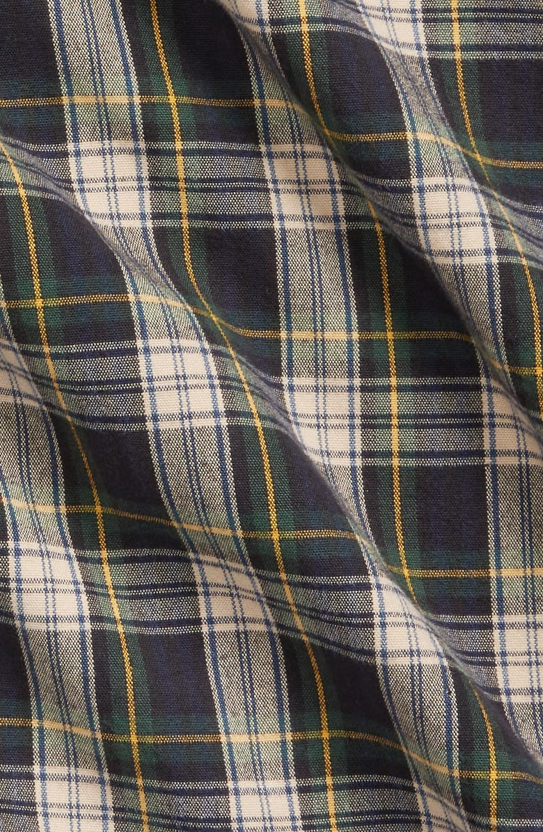 Polo Ralph Lauren Plaid Club Collar Button-Up Shirt, Alternate, color, 