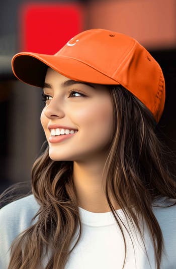 Lil Smile Embroidered Casual Hat
