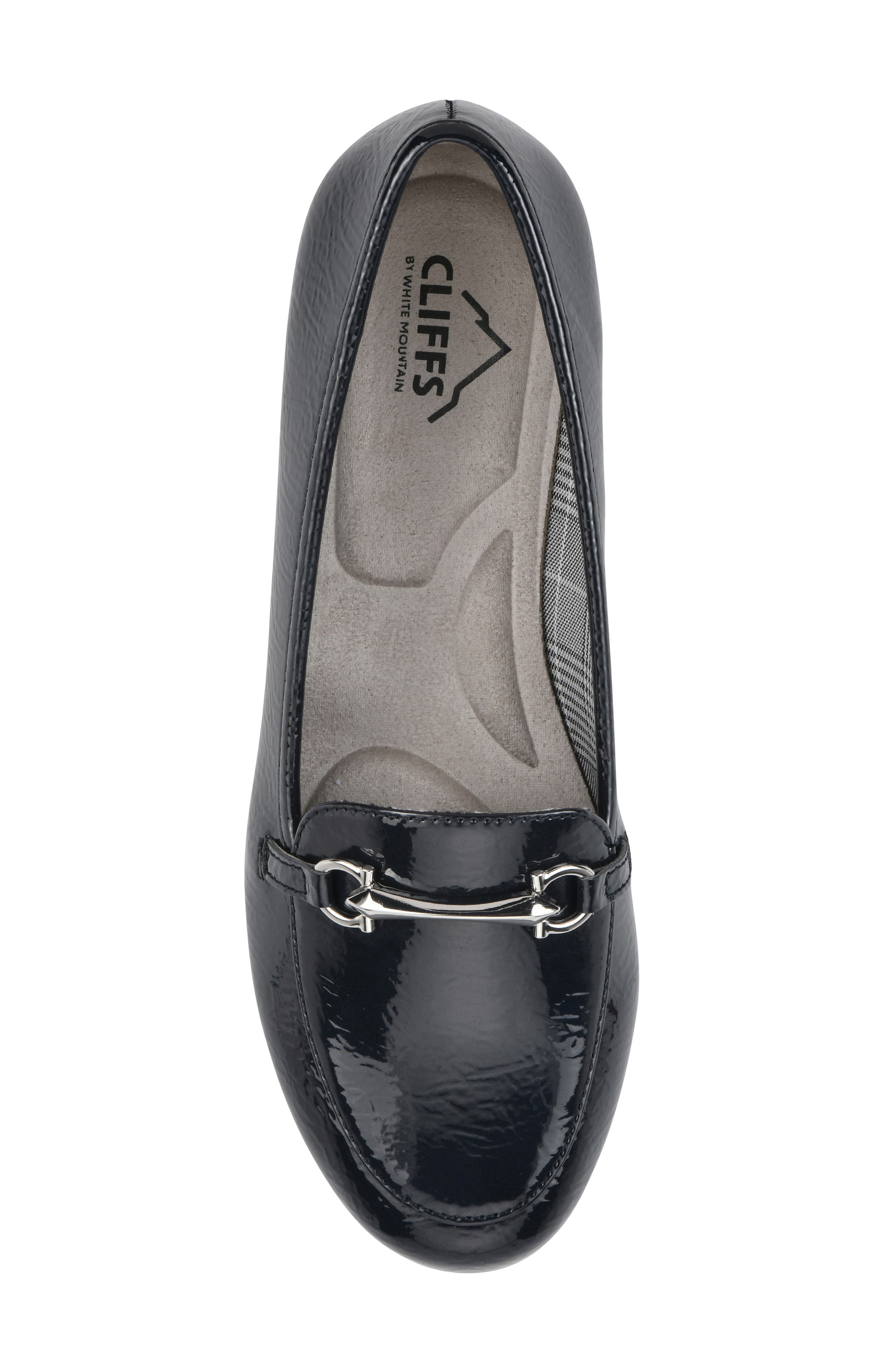 CLIFFS BY WHITE MOUNTAIN Glowing Bit Loafer - Wide Width Available, Alternate, color, Navy Patent