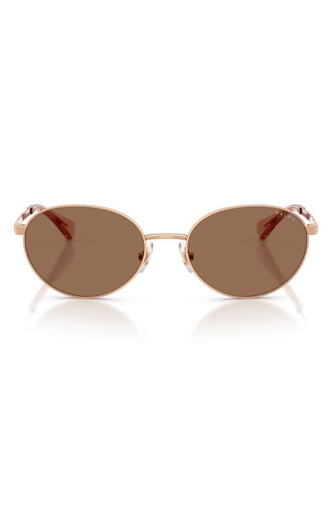 55mm Oval Sunglasses