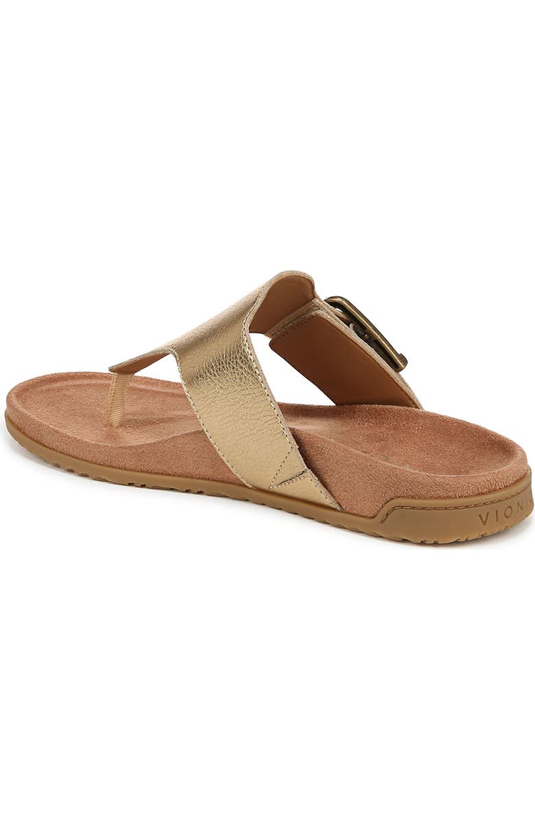 Vionic Emma Flip Flop, Alternate, color, Gold