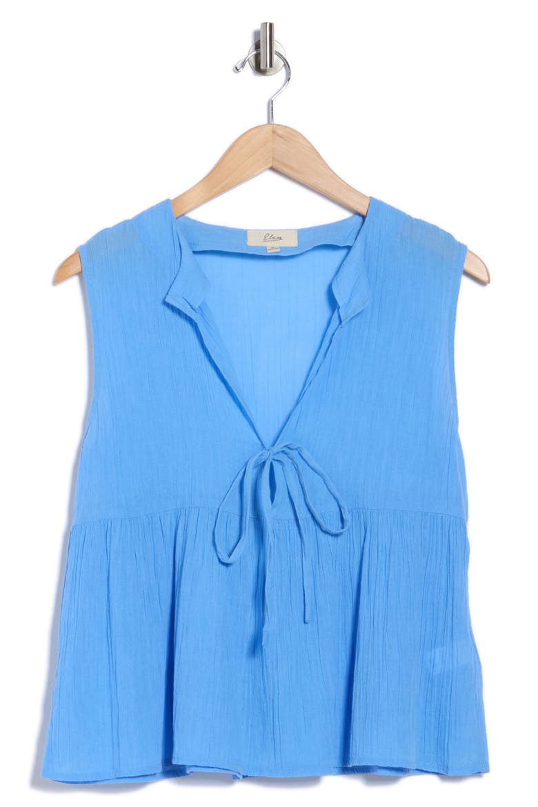 Sleeveless Flyaway Cover-Up Top, Alternate, color, BLUE