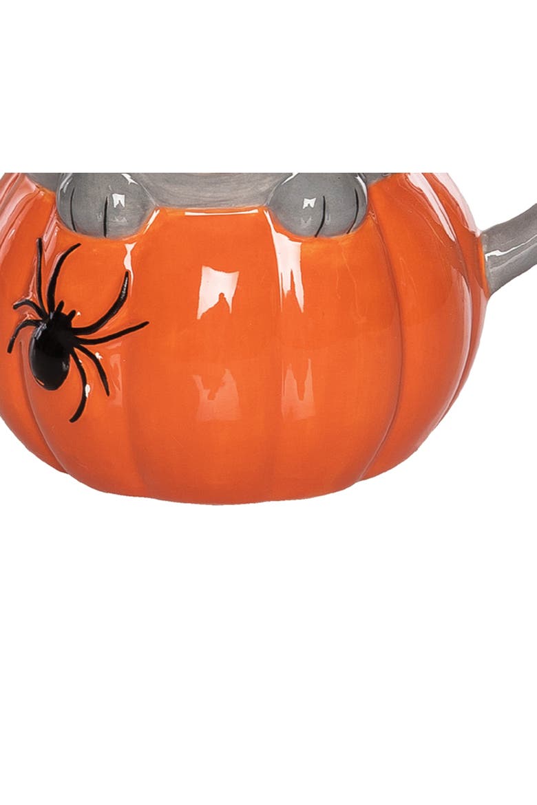 Dog Pumpkin Mug, Alternate, color, Orange