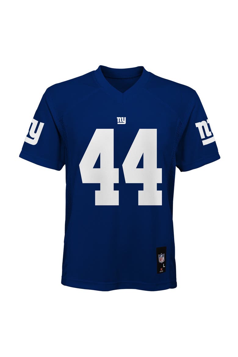 Youth Cam Skattebo Royal New York Giants Replica Jersey, Alternate, color, Royal