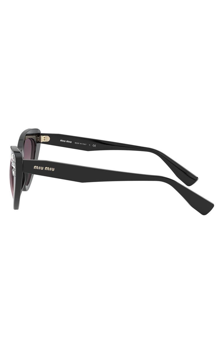 Miu Miu 55mm Butterfly Cat Eye Sunglasses, Alternate, color,