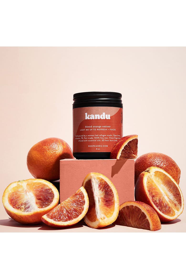 Blood Orange Vetiver 8 Oz Candle, Alternate, color, No Color