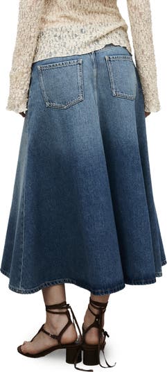 Alice Denim Maxi Skirt