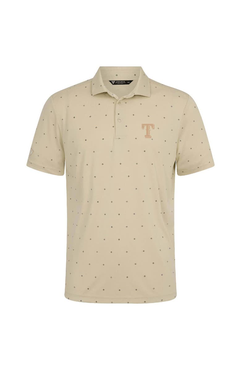 LEVELWEAR Men's Levelwear  Cream Texas Rangers Vision Polo, Alternate, color, Cream