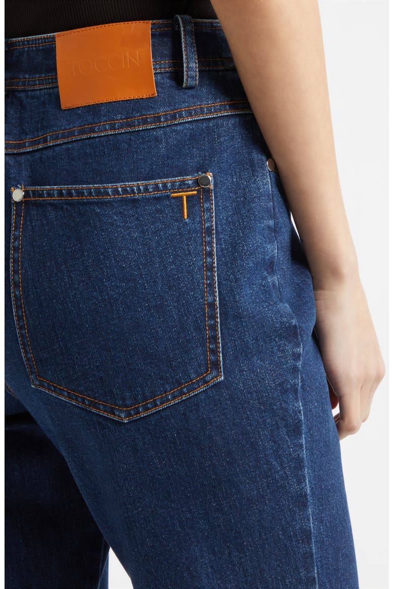 Cynthia High Waist Cigarette Jeans, Alternate, color, MID WASH