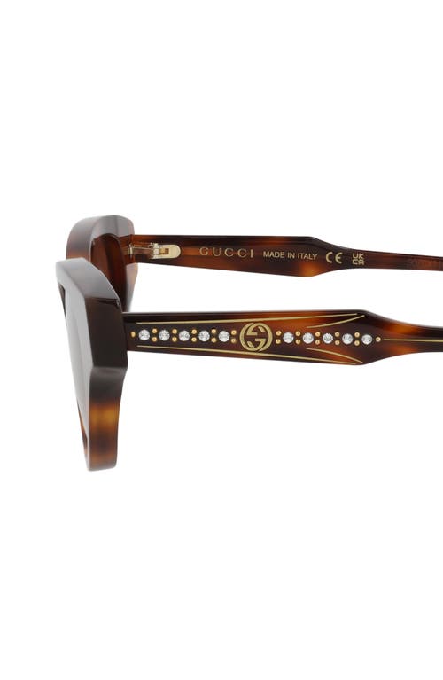 GUCCI GUCCI 51MM CAT EYE SUNGLASSES