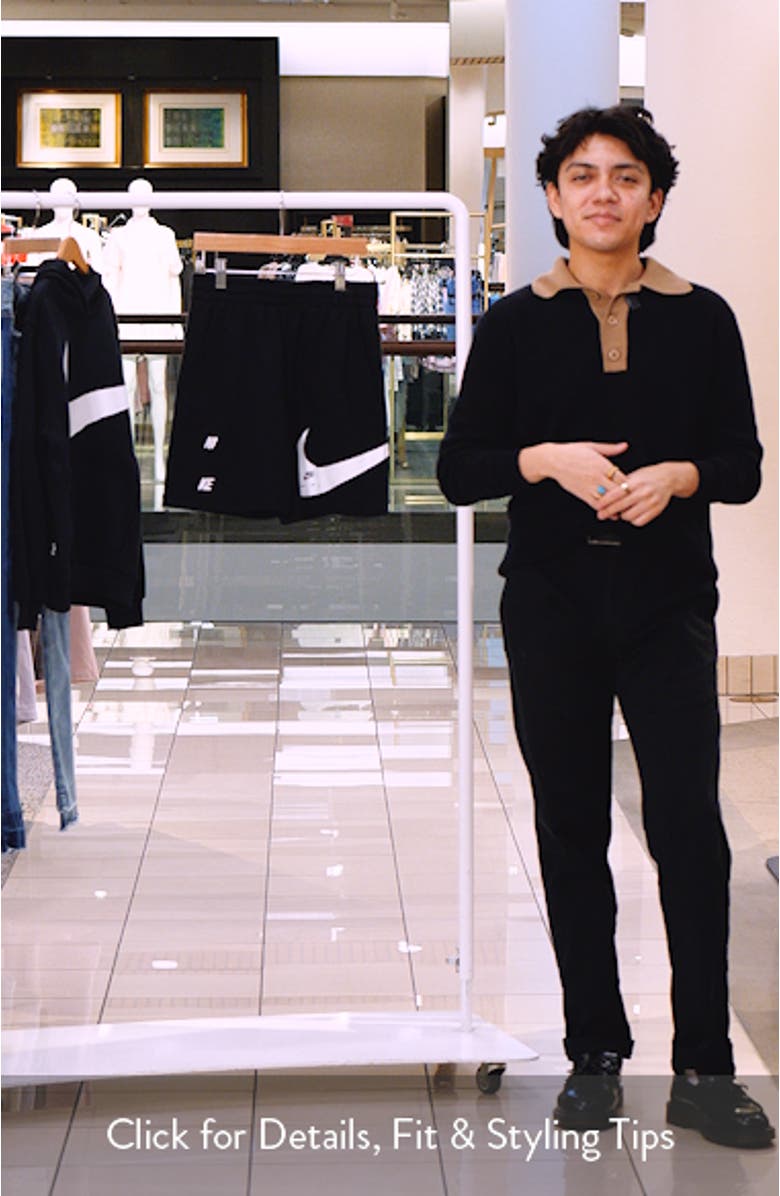 Kids' Logo Detail French Terry Shorts, sales video thumbnail