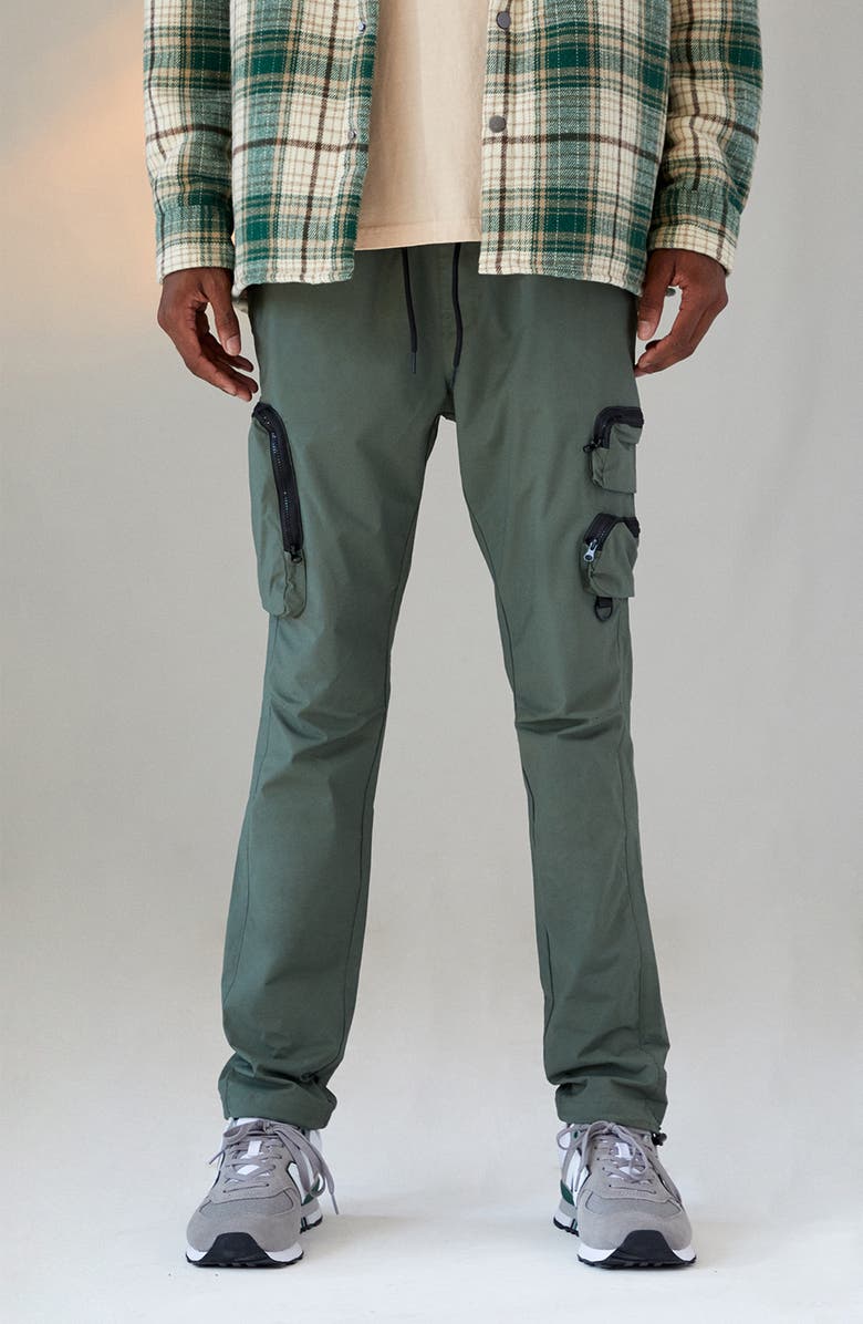 PacSun Men's Oliver Slim Cargo Pants, Alternate, color, 