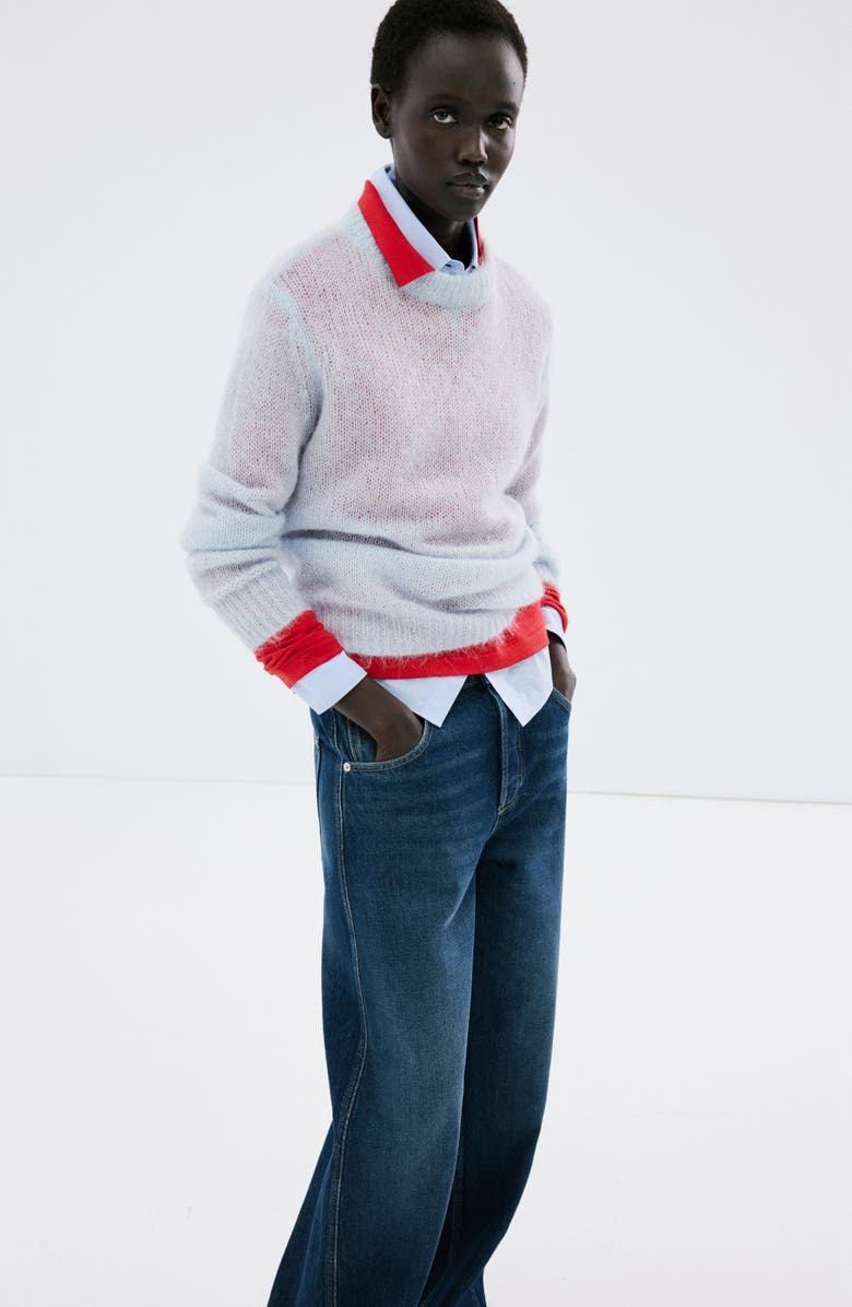 MANGO Mid Rise Balloon Jeans, Alternate, color, 