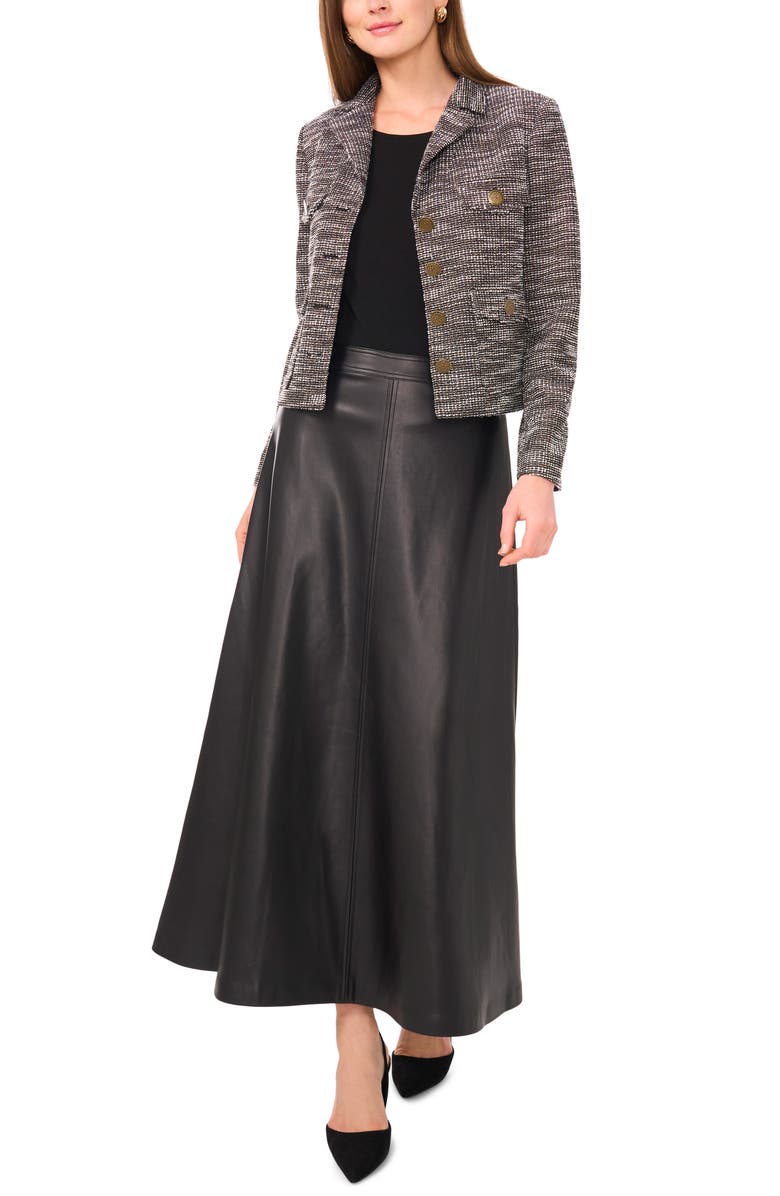 Vince Camuto Tweed Jacket, Alternate, color, Camel