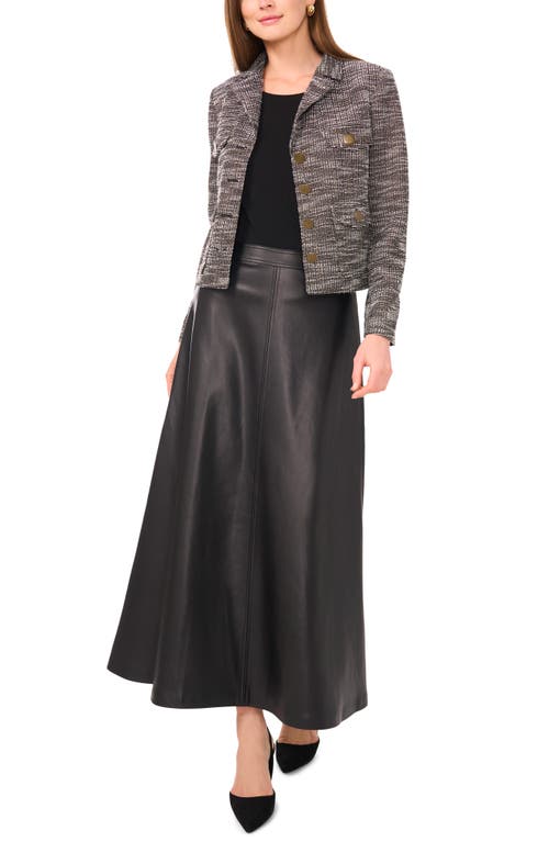 Vince Camuto Tweed Jacket In Black