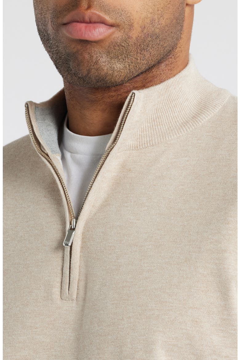 Coolspun Quarter Zip Pullover, Alternate, color, PALM THATCH