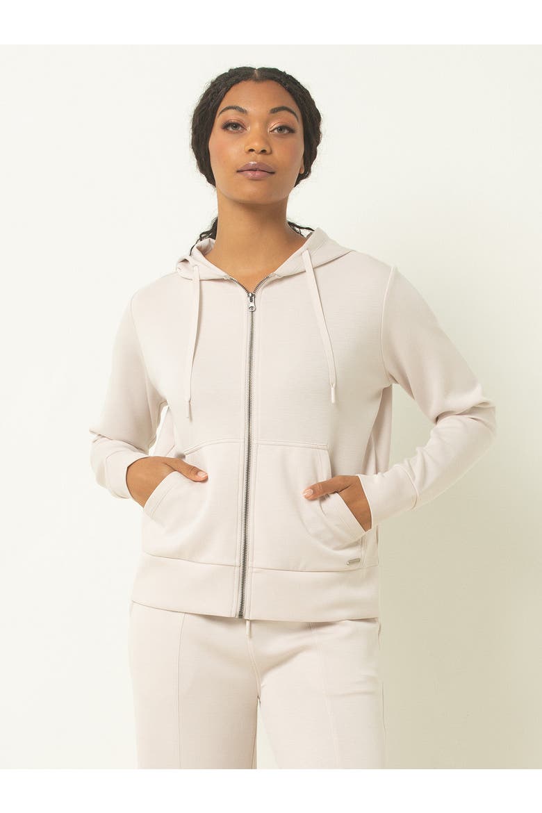 Ultra Soft Full Zip Hoodie, Main, color, Winter White
