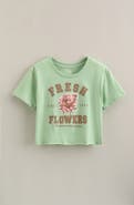 Treasure & Bond Kids' Crop Cotton Graphic T-Shirt