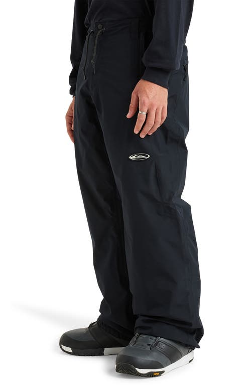 Quiksilver High Altitude Gore-tex® Waterproof Ski Pants In Black