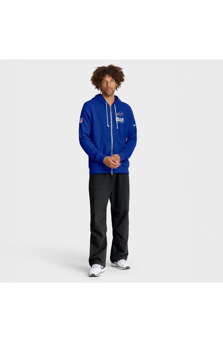 Nike Men's Nike Royal Buffalo Bills Sideline Standard Issue Utility Player Dri-FIT Full-Zip Hoodie, Alternate, color, Royal
