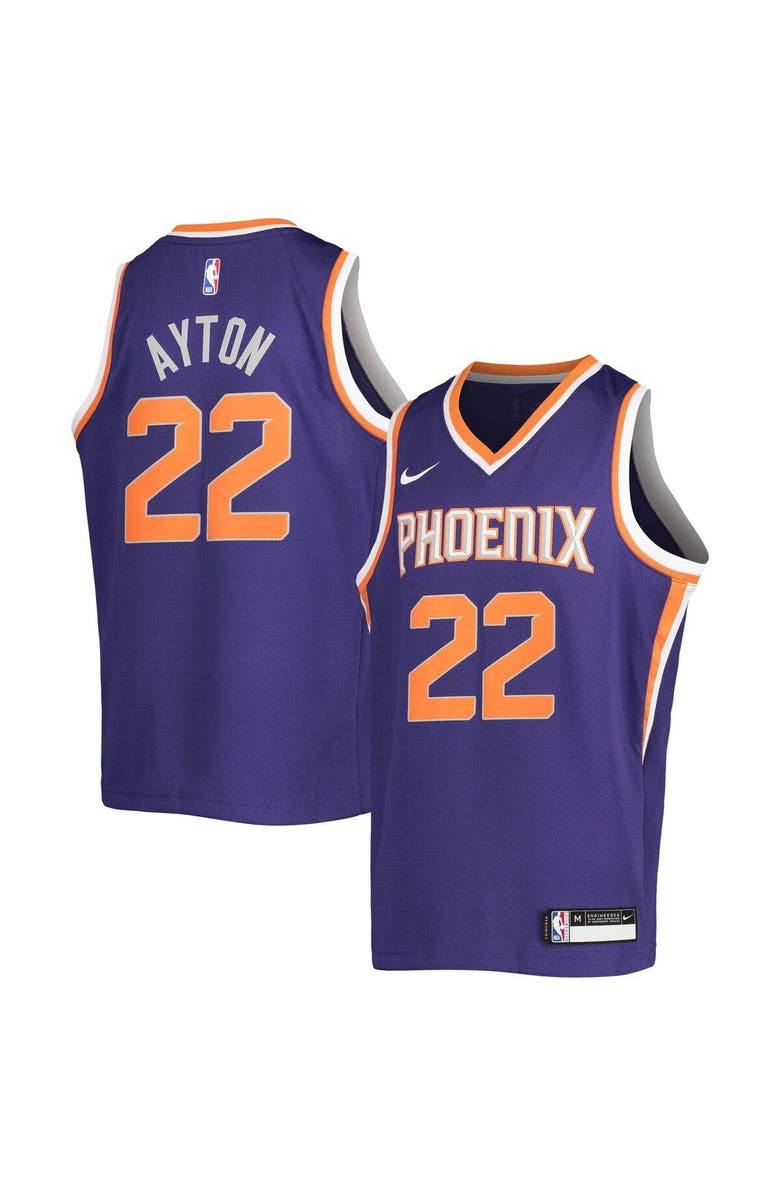 Nike Youth Nike Deandre Ayton Purple Phoenix Suns Swingman Jersey - Icon Edition, Alternate, color, 