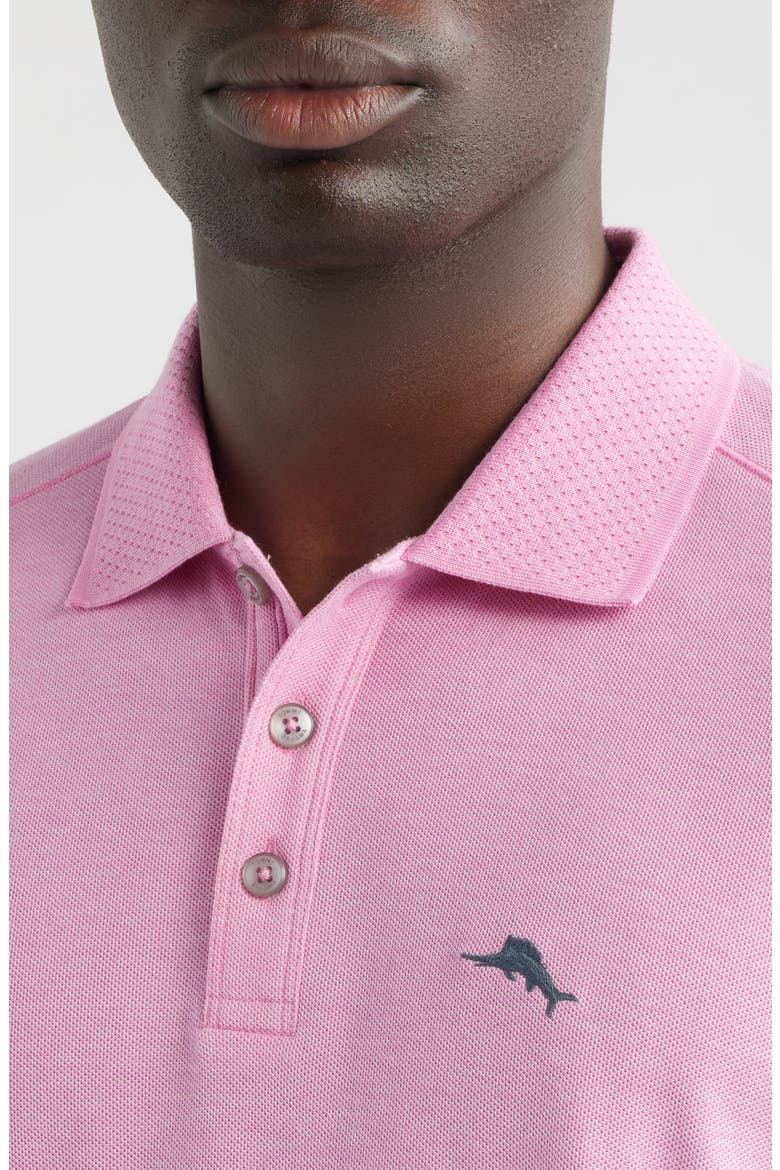 Emfielder Icon Solid IslandZone® Polo, Alternate, color, VERY BERRY HEATHER
