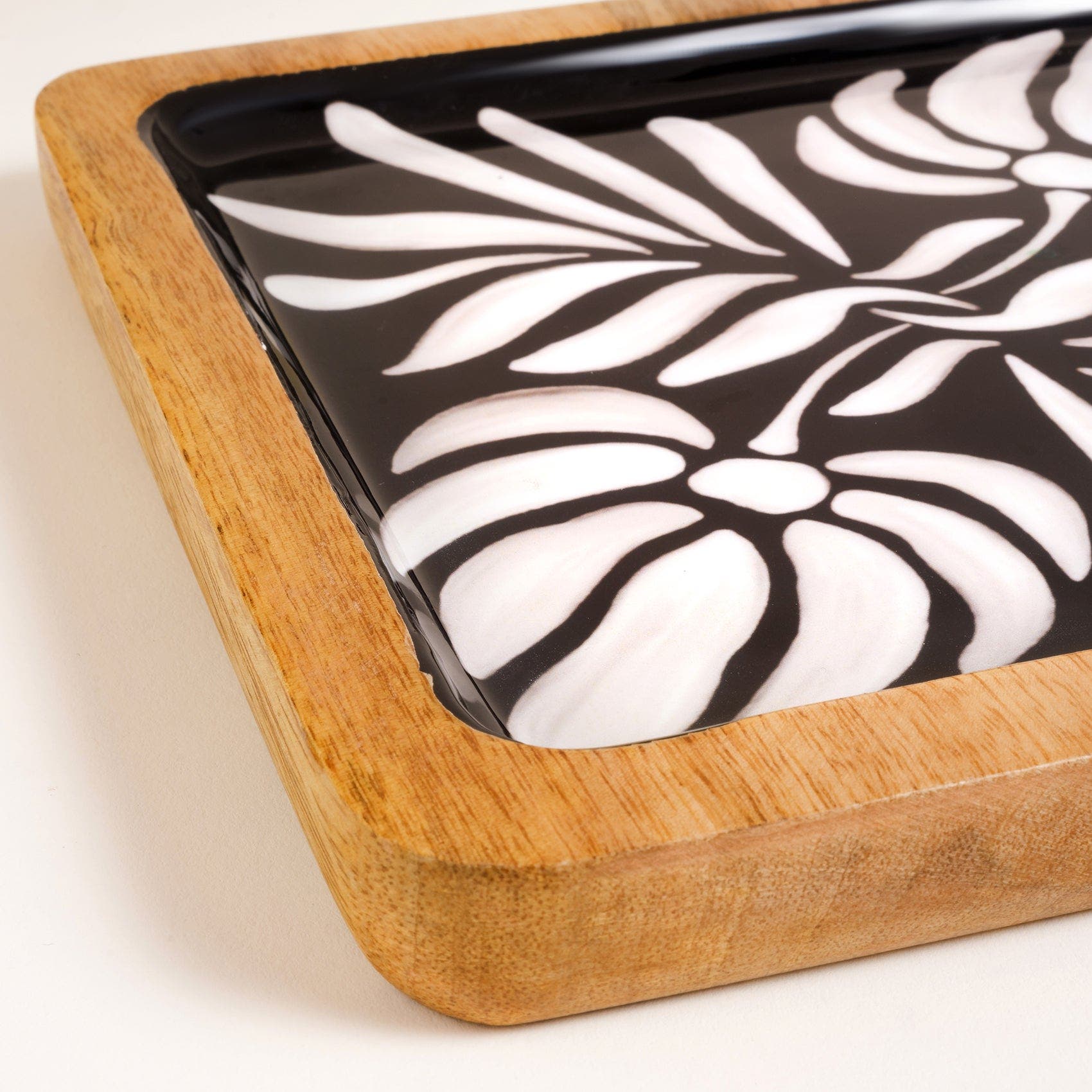 Zsa Zsa Zsu Lakri Square Mango Tree Tray Curated Decor | Nordstrom