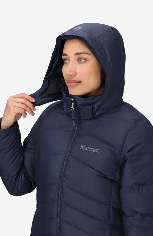 Marmot Montreal 700 Fill Power Down Parka In Blue