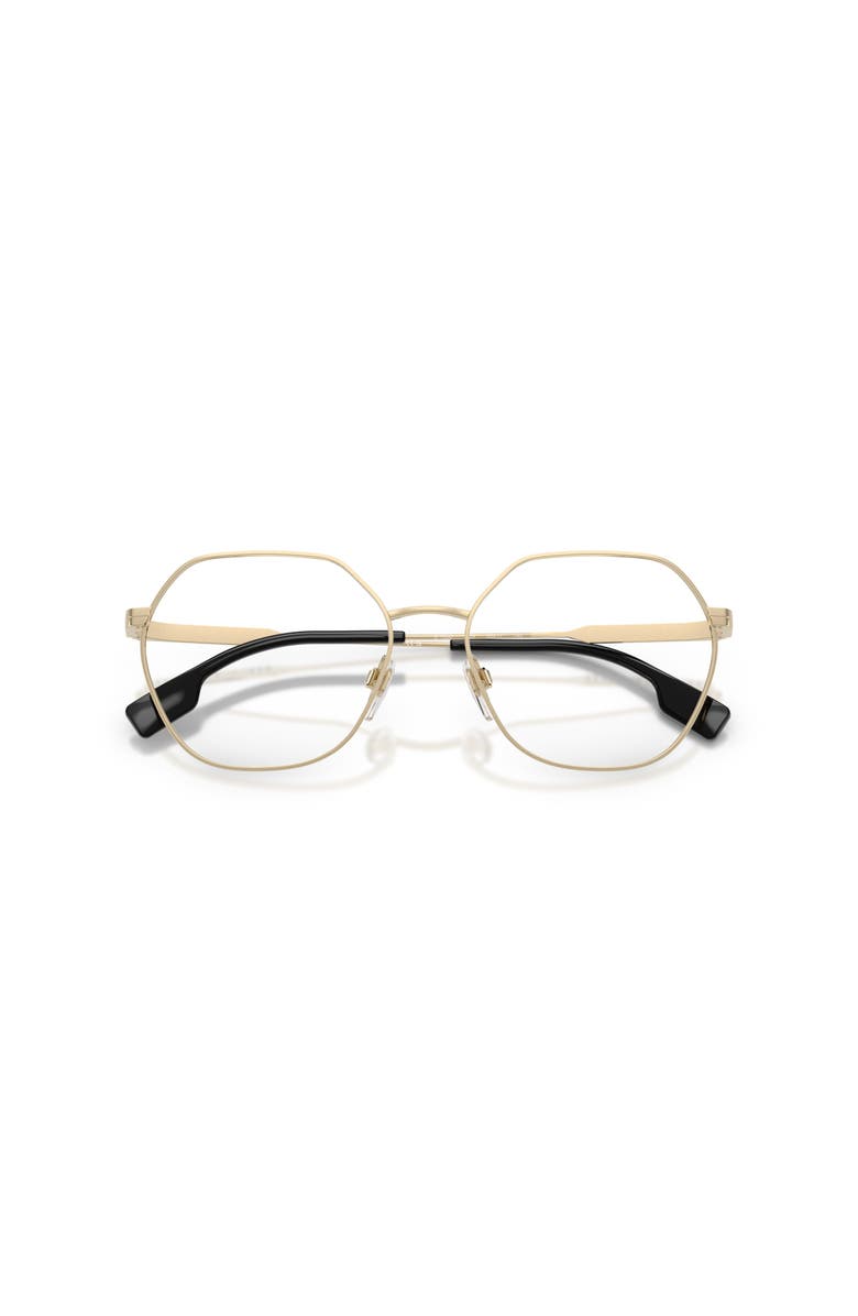 Burberry 54mm Irregular optical glasses, Alternate, color, Gold