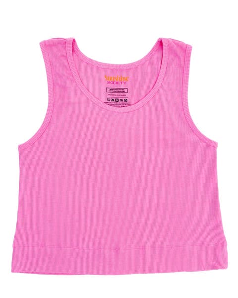 Girls' Classic Ribbed Tank Top