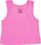 Sunshine Society Girls' Classic Ribbed Tank Top