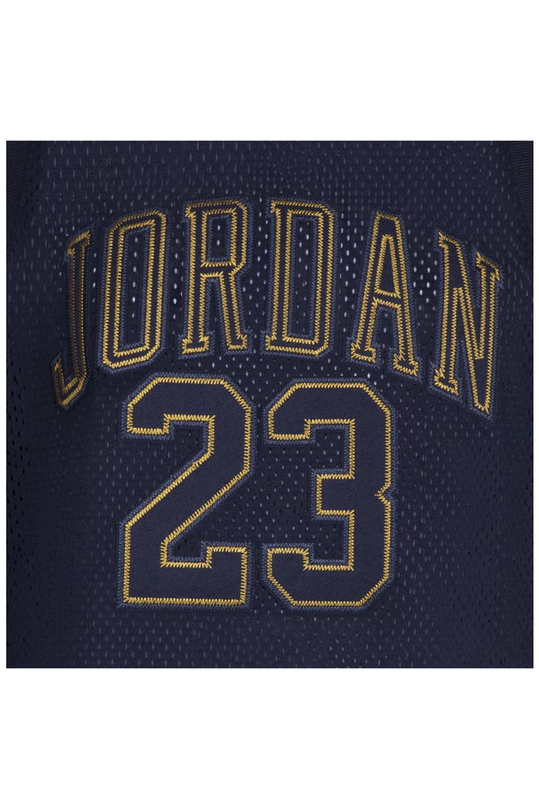 Kids' Jordan 23 Mesh Basketball Tank, Alternate, color, BLACK/ GOLD