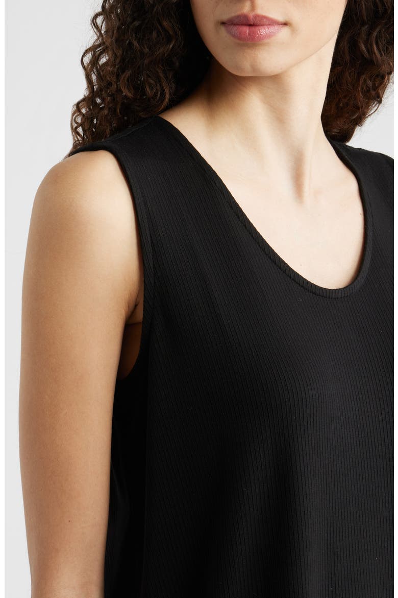 Sleeveless Shift Dress, Alternate, color, BLACK