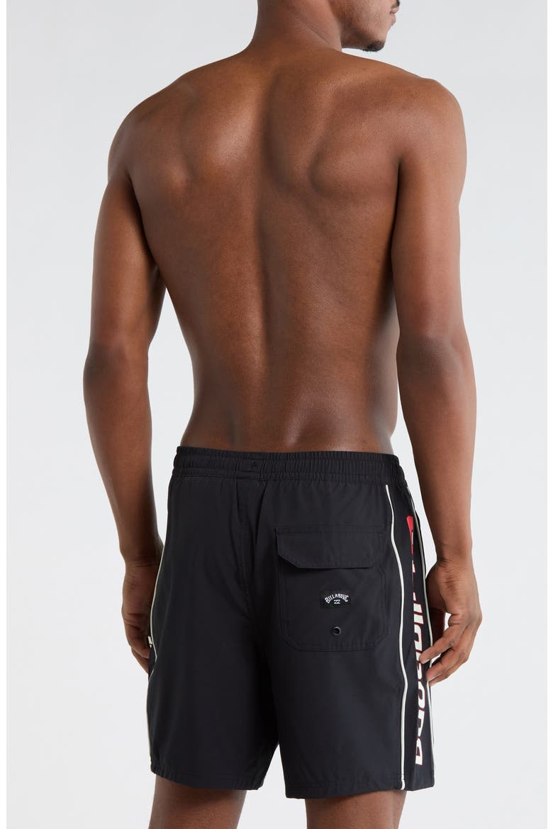 Afterburner Volley Swim Trunks, Alternate, color, BLACK
