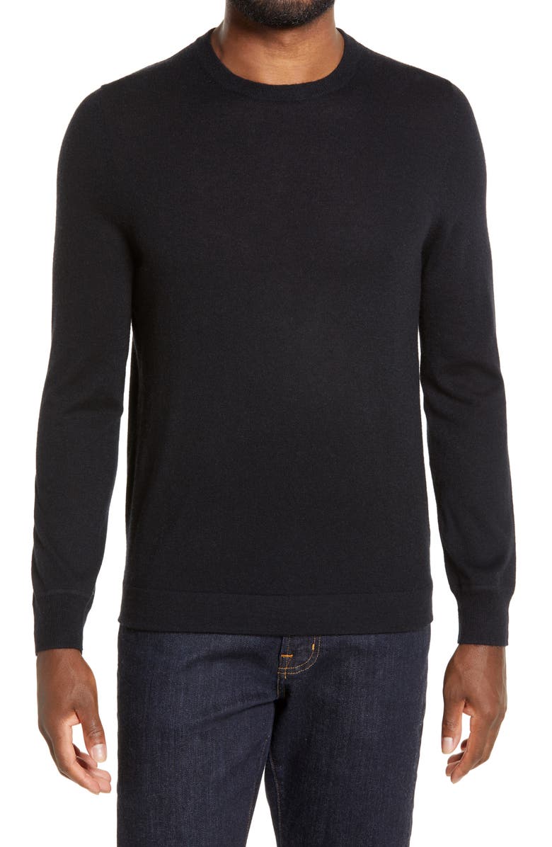 Nordstrom Men's Shop Crewneck Lightweight Cashmere Sweater, Main, color,