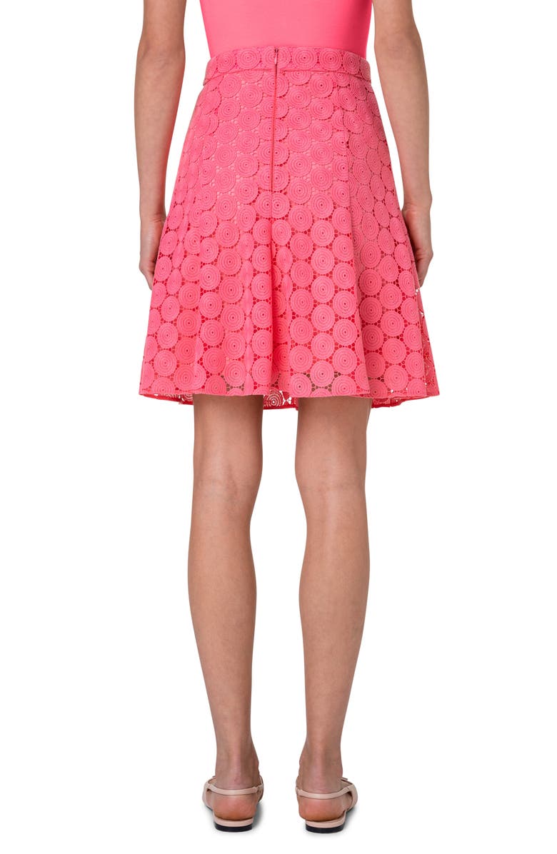 Akris punto Guipure Lace Skirt, Alternate, color, 