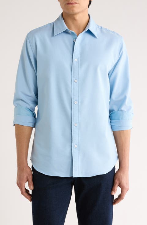 Tomlin Cotton Dobby Button-Up Shirt