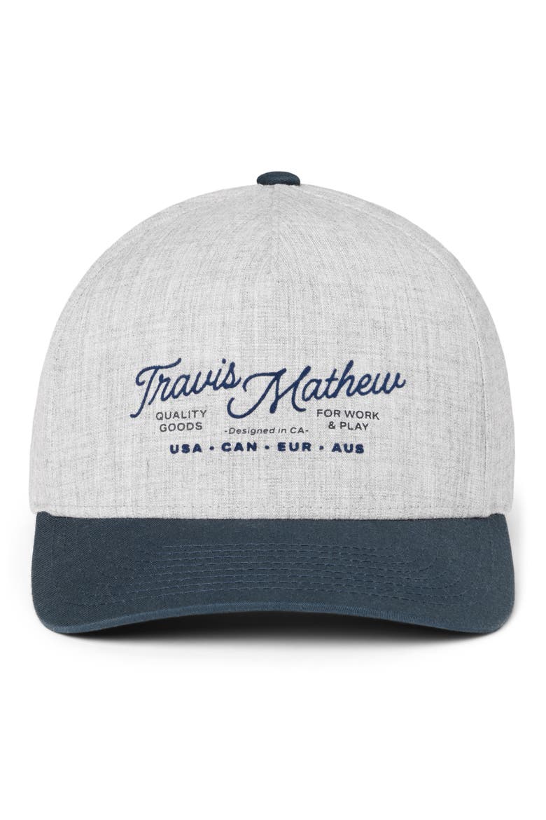 Perfect Plan Snapback Baseball Cap, Alternate, color, HEATHER GREY