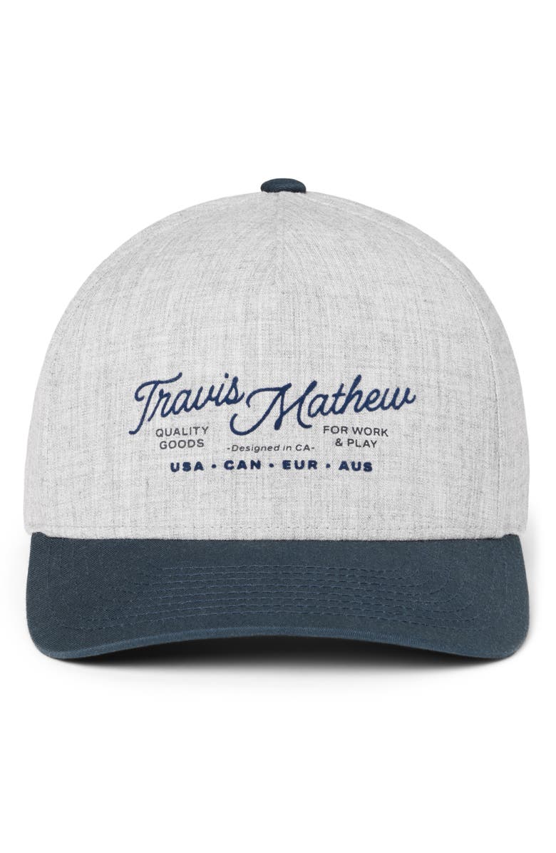 TravisMathew Perfect Plan Snapback Baseball Cap, Alternate, color,