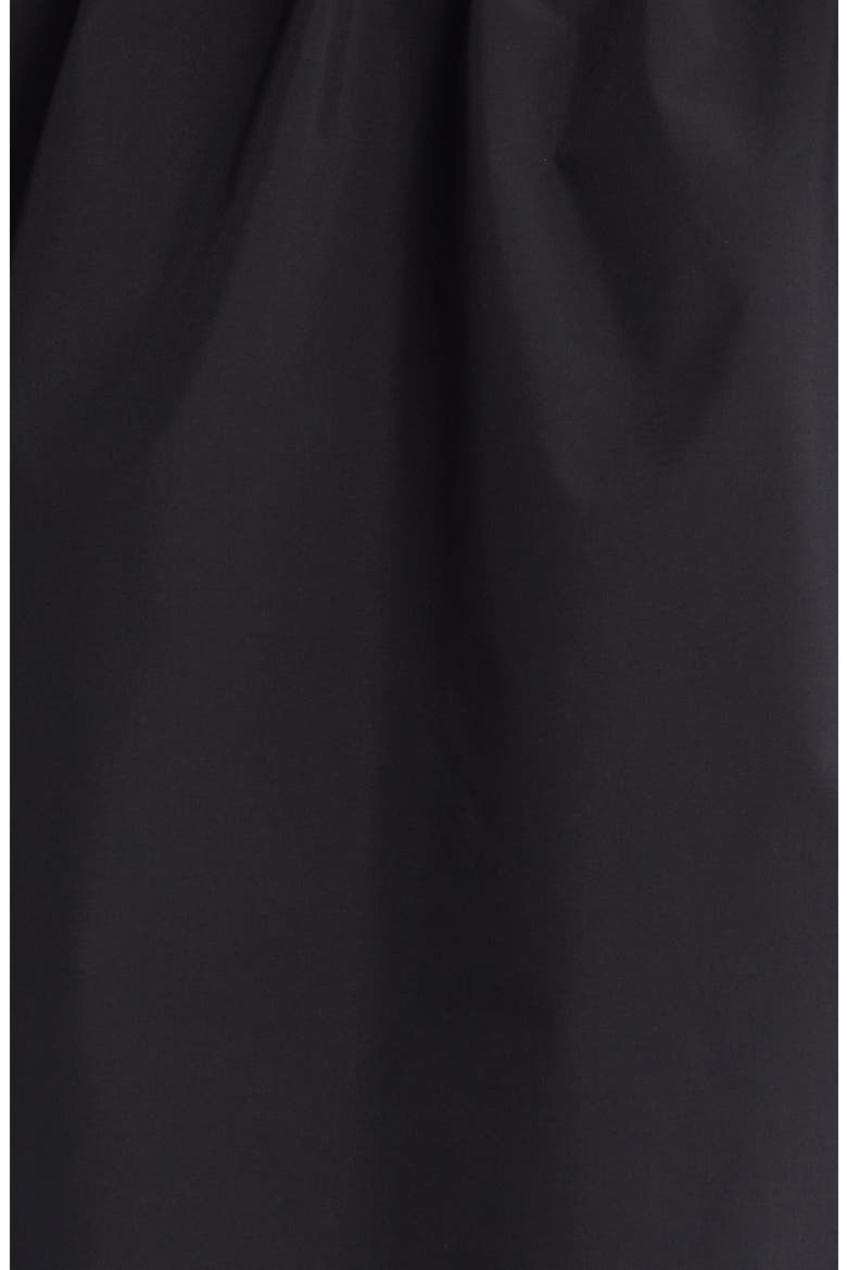 Fleur Water Resistant Hooded Raincoat, Alternate, color, BLACK