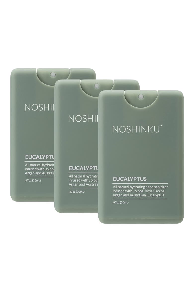 Eucalyptus Travel Size Hand Sanitizer Trio (Nordstrom Exclusive), Main, color, EUCALYPTUS